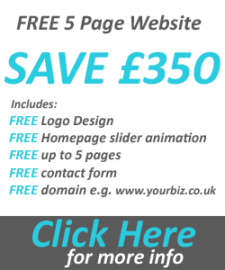 free 5 page website design offer