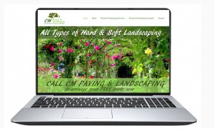 Free Website Design Offer Example - CM Paving & Landscaping