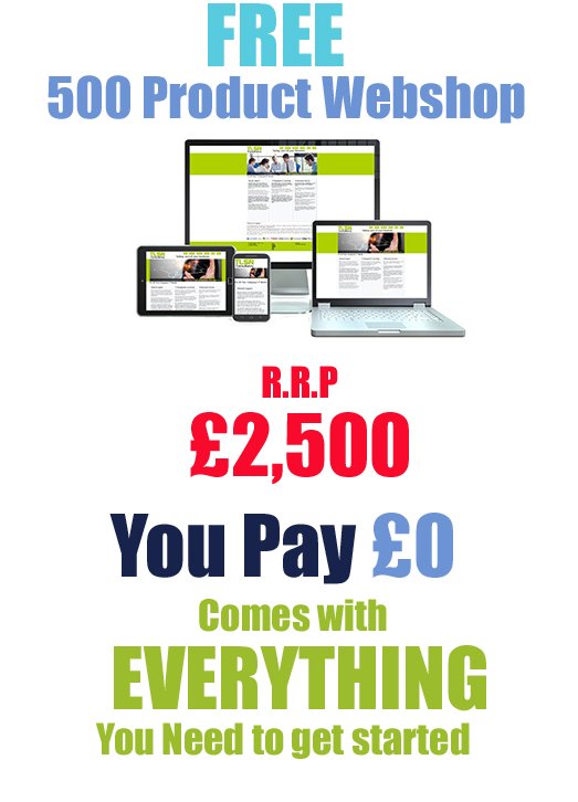 FREE 500 product ecommerce website offer Hashtag Search Marketing